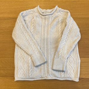 JCrew Crewcuts XS (4-5) cable knit sweater